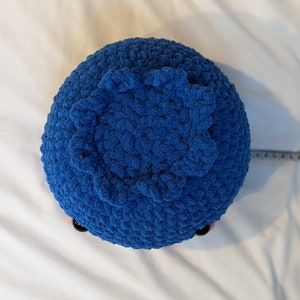 Giant Blueberry Plushie - Super Soft Cute Crochet Amigurumi - Cuddly Toy Stuffed Animal