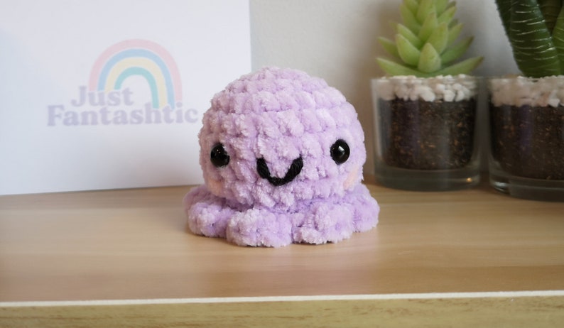 Octopus Plush - Super Soft Cute Crochet Amigurumi - Cuddly Toy Stuffed Animal