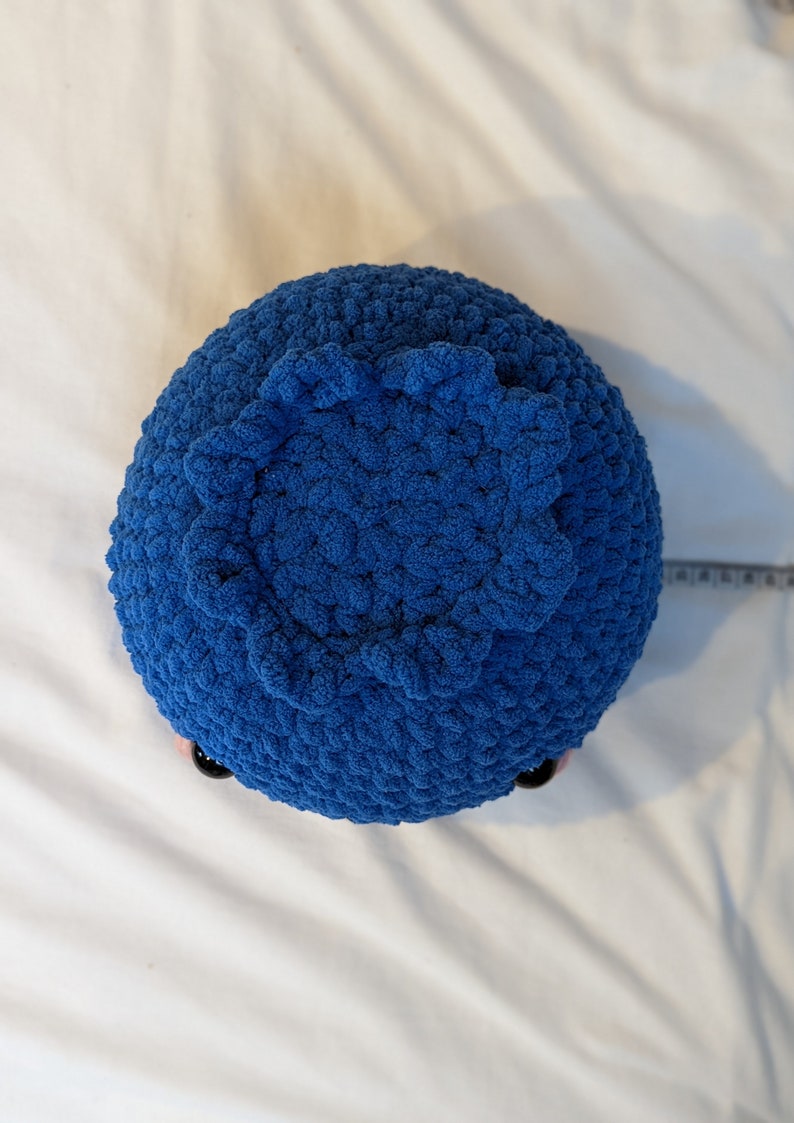 Giant Blueberry Plushie - Super Soft Cute Crochet Amigurumi - Cuddly Toy Stuffed Animal