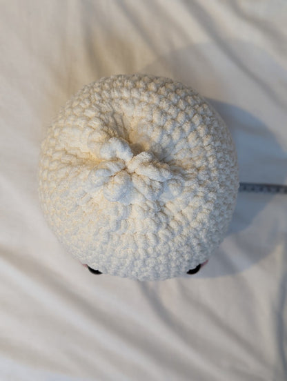 Giant Bao Dumpling Plushie - Super Soft Cute Crochet Amigurumi - Cuddly Toy Stuffed Animal