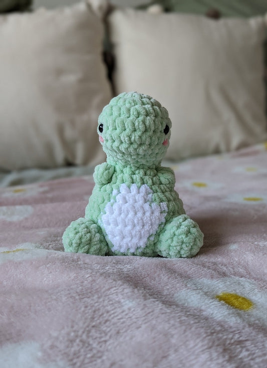 Baby Dinosaur Plush Cuddly Toy - Super Soft Cute Crochet Amigurumi - Cuddly Toy Stuffed Animal