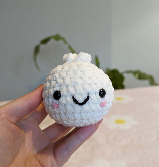 Bao Dumpling Plush - Super Soft Cute Crochet Amigurumi - Cuddly Toy Stuffed Animal