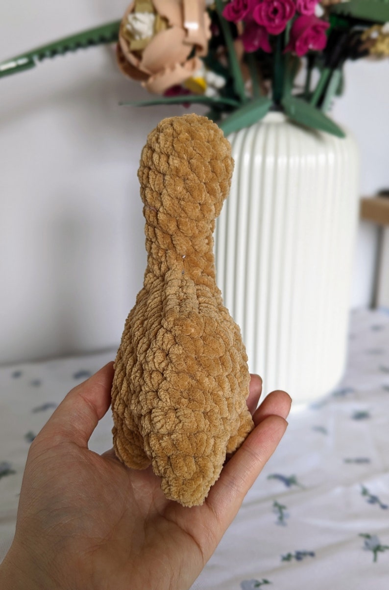 Turkey Dinosaur Plush Cuddly Toy - Super Soft Cute Crochet Amigurumi - Cuddly Toy Stuffed Animal