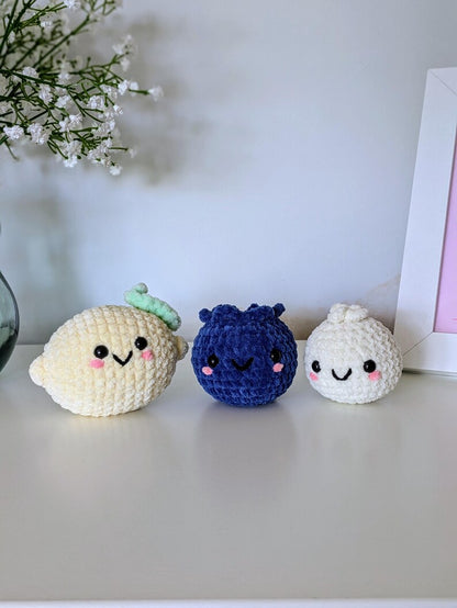 Bao Dumpling Plush - Super Soft Cute Crochet Amigurumi - Cuddly Toy Stuffed Animal