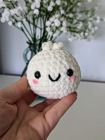 Bao Dumpling Plush - Super Soft Cute Crochet Amigurumi - Cuddly Toy Stuffed Animal
