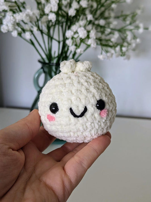 Bao Dumpling Plush - Super Soft Cute Crochet Amigurumi - Cuddly Toy Stuffed Animal