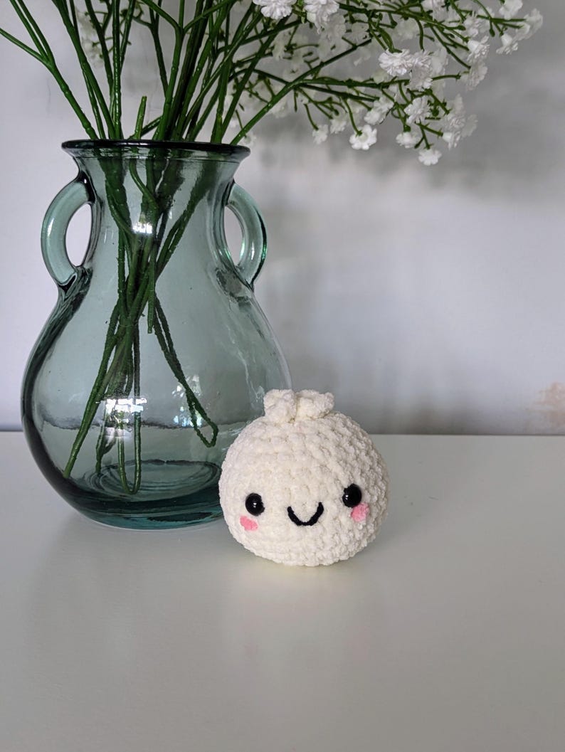 Bao Dumpling Plush - Super Soft Cute Crochet Amigurumi - Cuddly Toy Stuffed Animal