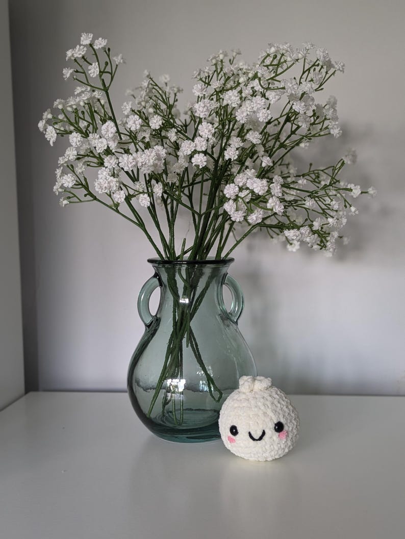 Bao Dumpling Plush - Super Soft Cute Crochet Amigurumi - Cuddly Toy Stuffed Animal