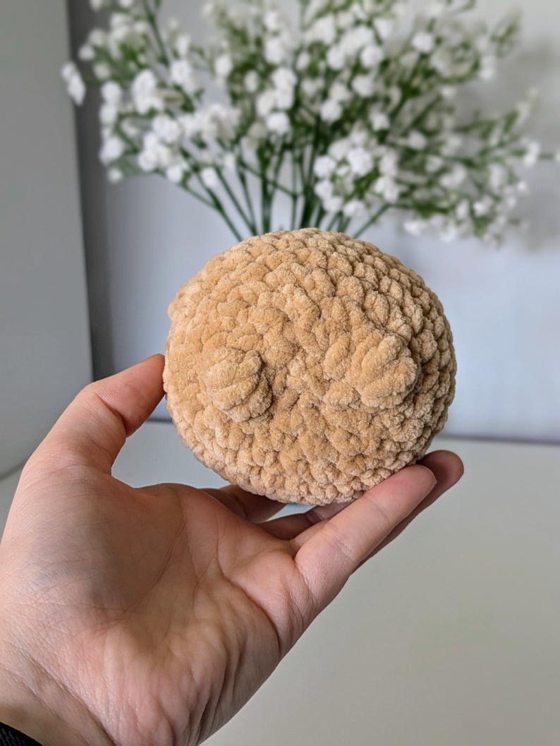 Potato Plush - Super Soft Cute Crochet Amigurumi - Cuddly Toy Stuffed Animal